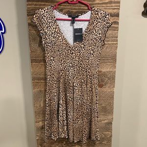 Forever 21 Cheetah fit and flare dress - NWT!